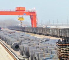 鋼絲繩電動葫蘆吊裝礦山鋼材施工方法